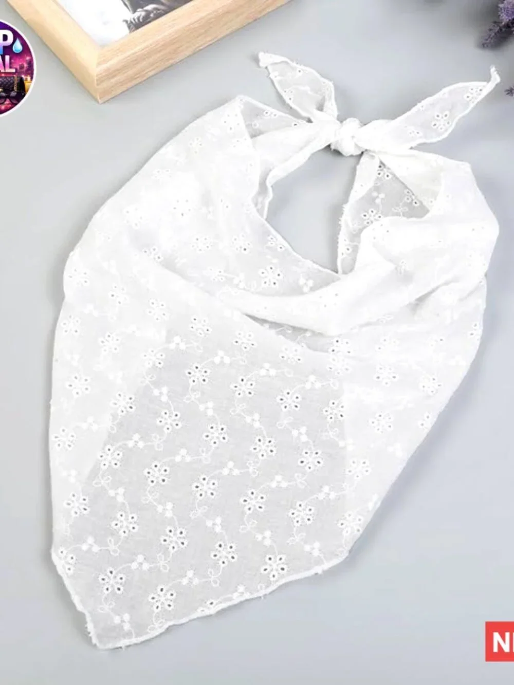 Polyester Fibre Hair Bandana Head Scarf Headband Adjustable